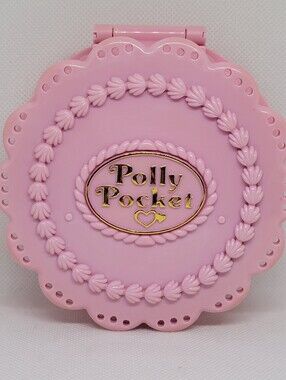 VINTAGE 1994 Polly Pocket BIRTHDAY SURPRISE CAKE - Compact RESTORED *Incomplete*